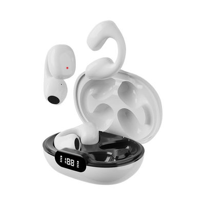 AAC Codecs Bone Conduction Earphone Clip Earring Ear Hook Fones de Ouvido para Desporto e Ambie