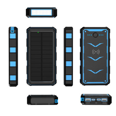 22.5W de saída carregador solar móvel 20000mAh Banco de energia de carregamento sem fio para smartphones