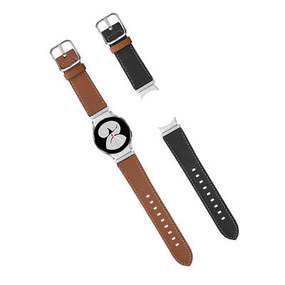 20mm de couro relógio de correia de substituição para SamSung GaLaxy Watch 4 pulseira Banda Acessório de presente