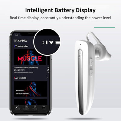Super Bateria Life Earphone sem fio para reunião em execução e cancelamento de ruído de condução