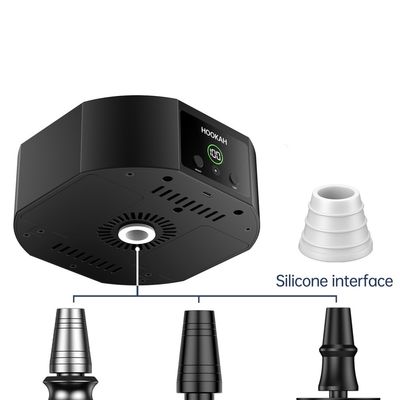 Taça de Shisha Elétrica Negra com LED ajustável a temperatura e design único