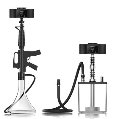 Taça de Shisha Elétrica Negra com LED ajustável a temperatura e design único