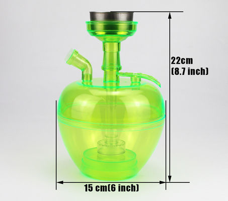 Segurança Colourful Acrylic Hookah Wookah Shisha Plastic Set Para Preços Avançosos