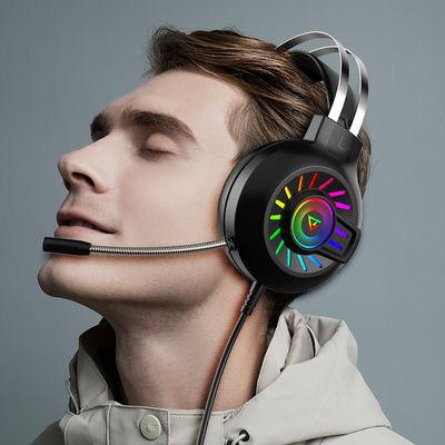 G97 RGB Luminous 7.1 Surround Sound Headset de jogos com microfone e controle de volume