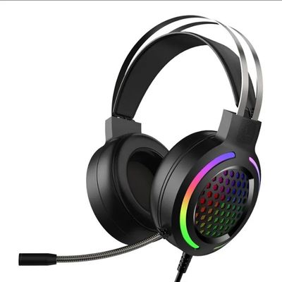 Fones de ouvido com cabo USB com fio HIFI 7.1 alto-falante Microfone de jogos Fones de ouvido RGB