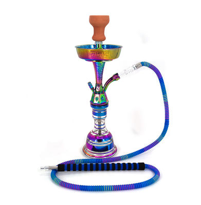 Shisha Set Set Narguilé com caixa e acessórios tamanho normal 55cm