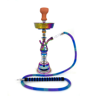 Shisha Set Set Narguilé com caixa e acessórios tamanho normal 55cm