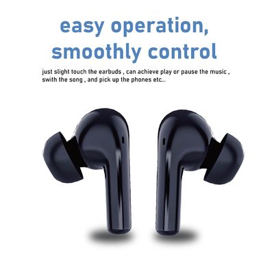 Auriculares HiFI sem fio de molde privado com ANC ENC de baixa latência e ecrã digital