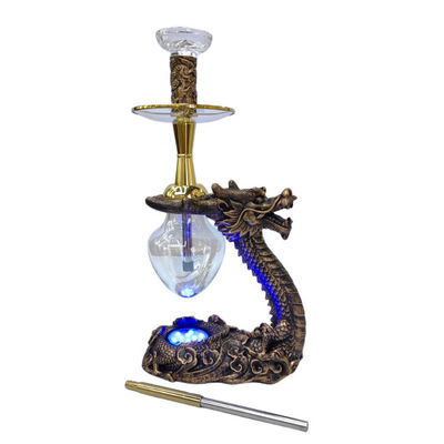 Shisha Shisha de Resina de Prata Eco-Amigável Perfeito para Compartilhamento e Decoração Doméstica