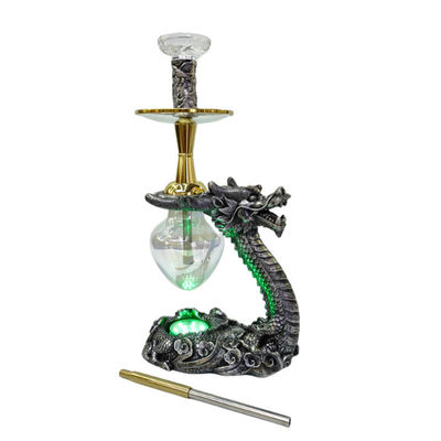 Shisha Shisha de Resina de Prata Eco-Amigável Perfeito para Compartilhamento e Decoração Doméstica