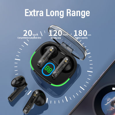 Fones de ouvido in-ear ENC True Wireless com capacidade de bateria de 180mAh e conectividade WiFi