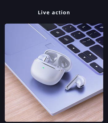 Mini Headset para chamadas telefónicas e música Últimos auriculares sem fio True Two Mic ENC