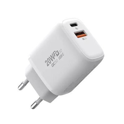 Adaptador de carregamento rápido de 20W PD para relógio inteligente e telefones múltiplos