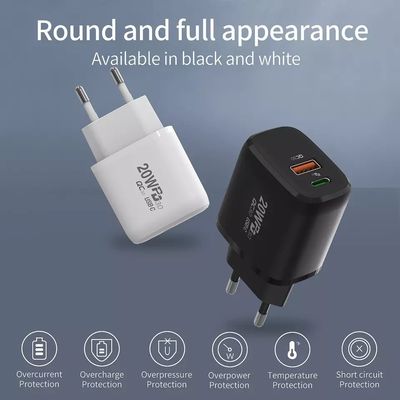 Adaptador de carregamento rápido de 20W PD para relógio inteligente e telefones múltiplos
