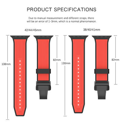 10 Opções de cores Cintas de relógio de chave de borboleta para i Series Ultra 8 7 6 5 4 Se