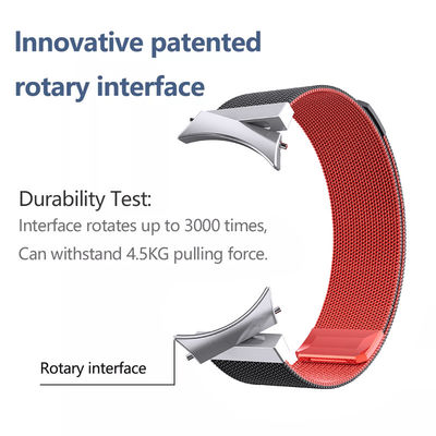 Modelo compatível para Samsung Watch Series Milanese Magnetic Mesh Watch Strap Loop Band