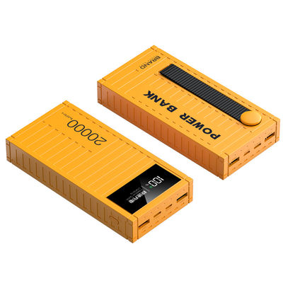 Banco de energia plástico de 20000 mAh com proteção contra baixa tensão e carregamento rápido de 22,5W