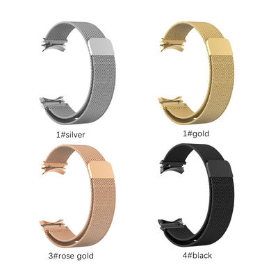Banda de relógio inteligente de aço inoxidável para Samsung Galaxy Watch 5 44mm 40mm