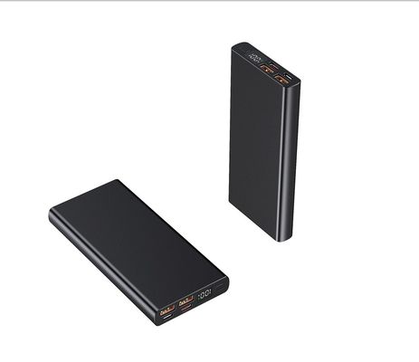 Quick Charge 3.0 22.5W 10000mAh/20000mAh Metal Power Bank para carregamento de dispositivos móveis