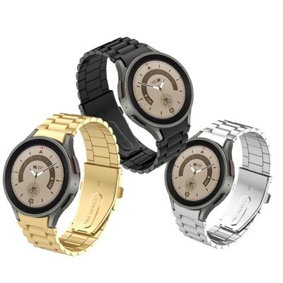 Faixa de relógio de metal com fecho de segurança dobrado para o Samsung Watch 5 100% Profissional QC aprovado