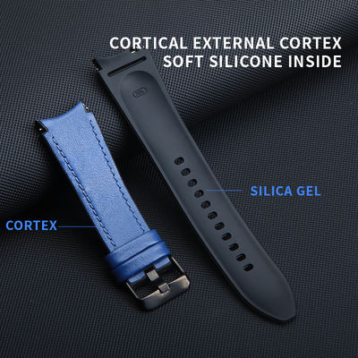 Banda de relógio de couro de silicone Designer Smart para Samsung Galaxy Watch 4 100% QC Passado