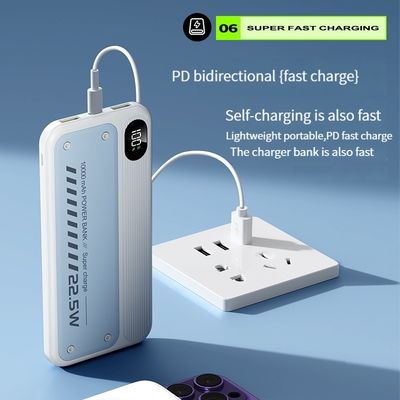 Proteção de emergência Smart Tablet e Smartphone Power Bank com suporte de carregamento rápido