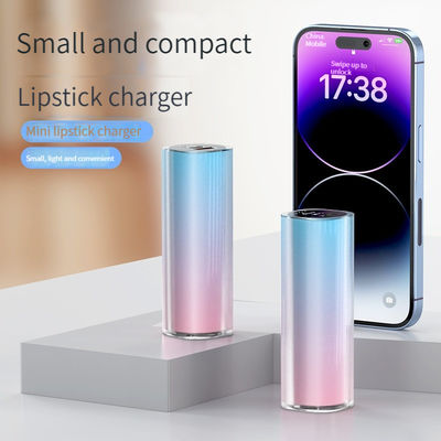 Banco de energia portátil de 10 W para telefone Ultra fina carregador de bateria de carregamento rápido 2.1A presente