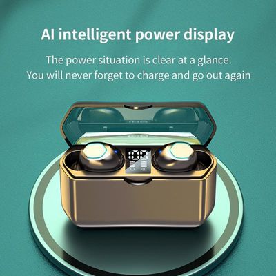 2000mAh Power Bank True Wireless Stereo Earphone com HD Voice Modelo de chipset AB5616A3