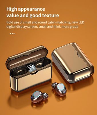 2000mAh Power Bank True Wireless Stereo Earphone com HD Voice Modelo de chipset AB5616A3