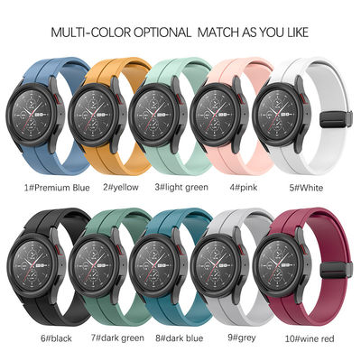 Private Mold 20mm Silicone Watch Strap para Samsung Watch 5 Pro OEM ODM