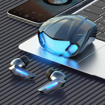 Fones de ouvido Bluetooth Fones de ouvido de jogos Fones de ouvido wireless verdadeiros para PC de jogos e chamada telefônica