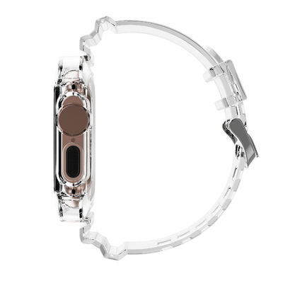 Bandas transparentes de molde privadas para relógios I 2 3 4 5 6 7 8 9 SE 11 cores Smart Watch Band