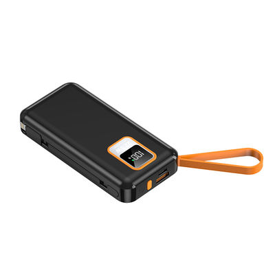 Telefones Móveis Dispositivos 10000mAh PD Carregador de Energia Portable Bancos de Energia Externa com Cabo