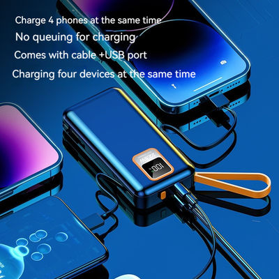 Telefones Móveis Dispositivos 10000mAh PD Carregador de Energia Portable Bancos de Energia Externa com Cabo
