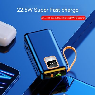 Telefones Móveis Dispositivos 10000mAh PD Carregador de Energia Portable Bancos de Energia Externa com Cabo