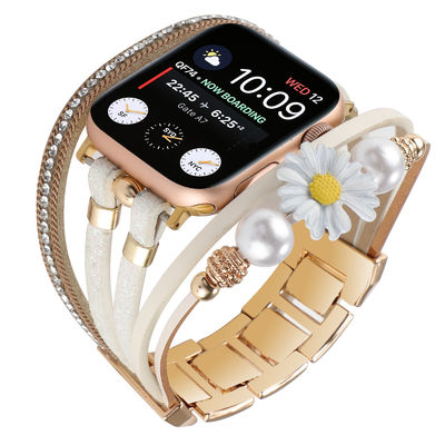 DHL.UPS.FEDEX.EMS Tendência Zou Chrysanthemum Decorativo Smart Watch Band