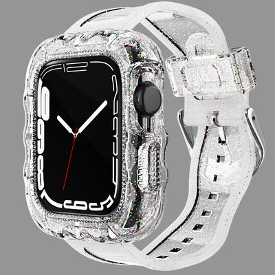 Modas 6 cores TPU Loop Replacement Sport Bands para o Apple Watch 7 e acessível