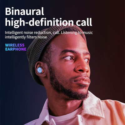 Sport Bass Voice Noise Canceling HIFI Earphone Headset estéreo sem fio para todos os telefones