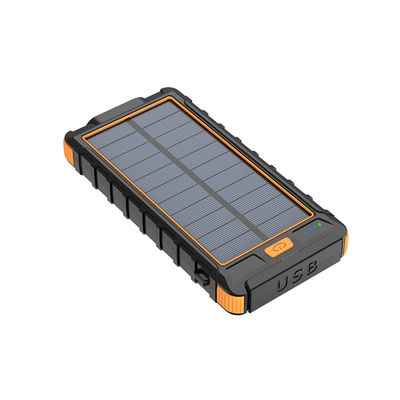 ABS Compass Solar Power Bank 10000mAh para carregamento ao ar livre e situações de emergência