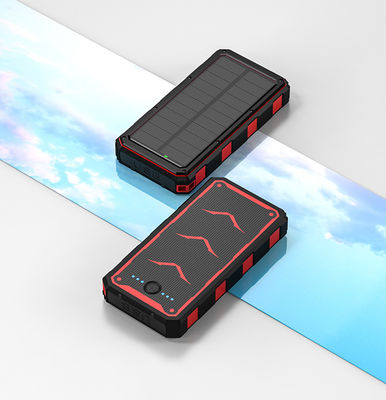 Suporte de carregamento rápido Banco de energia solar 20000mAh para celulares e smartphones
