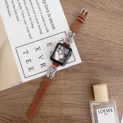 38mm Band Width Leather Strap Watchband para iWatch Luxury Design