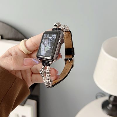 38mm Band Width Leather Strap Watchband para iWatch Luxury Design