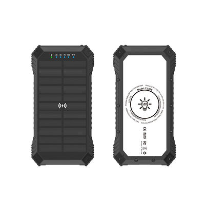 Banco de energia exterior para iPhone 15 15W Saída sem fio 22,5W Carregamento solar e saída 3A