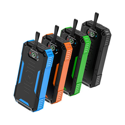 15W Potência de saída Mould privado Carregamento sem fio Banco de energia solar para iPhone 30000mAh