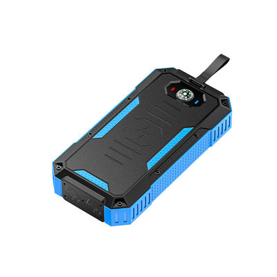 15W Potência de saída Mould privado Carregamento sem fio Banco de energia solar para iPhone 30000mAh