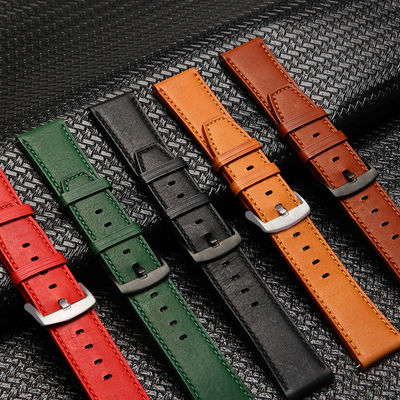 Fios de relógio inteligente de couro genuíno para iWatch 38mm 40mm 42mm 44mm 45mm 100%