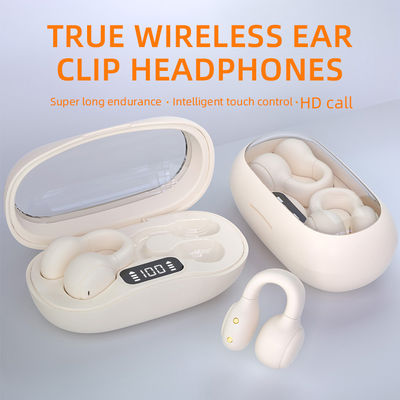 Sport Meeting Headset de corrida Conduzção óssea Fones de ouvido sem fio com ecrã LED