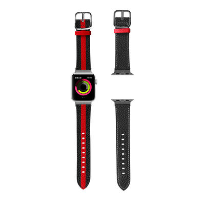 OEM ODM Banda Dupla Lada Banda de Relógio de Couro para Apple Watch Banda 38 40 41 42 44 45mm Faixa