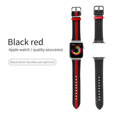 OEM ODM Banda Dupla Lada Banda de Relógio de Couro para Apple Watch Banda 38 40 41 42 44 45mm Faixa