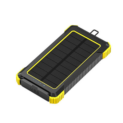 Carregamento sem fio 5W Outdoor Power Bank 10000mAh Carregador de bateria solar para iPhone 15